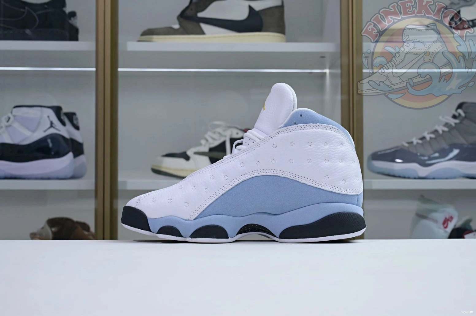 Air Grey” Jordan 13“Blue 0122